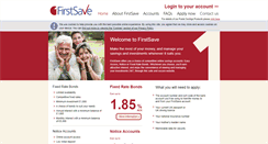 Desktop Screenshot of firstsave.co.uk