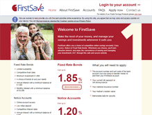 Tablet Screenshot of firstsave.co.uk